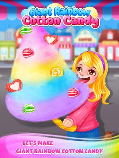 Carnival Fair Food - Sweet Rainbow Cotton Candy - عکس بازی موبایلی اندروید