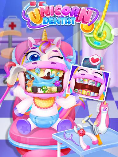 Unicorn Dentist - Rainbow Pony Beauty Salon - Gameplay image of android game