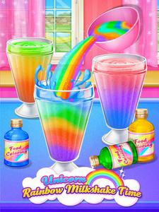 Unicorn Ice Cream Milkshake - Super Ice Drink - Gameplay image of android game