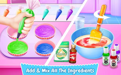 Cupcake Maker! Rainbow Chef - Gameplay image of android game