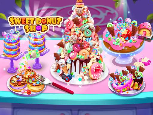 Make Rainbow Unicorn Donuts - Gameplay image of android game