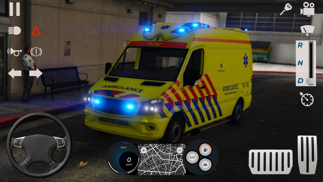 Ambulance simulator car games - عکس بازی موبایلی اندروید