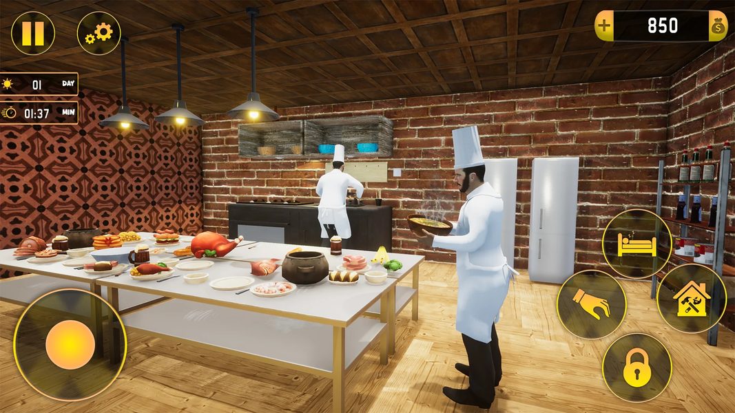 Cafe Restaurant Sim Food Games - عکس بازی موبایلی اندروید