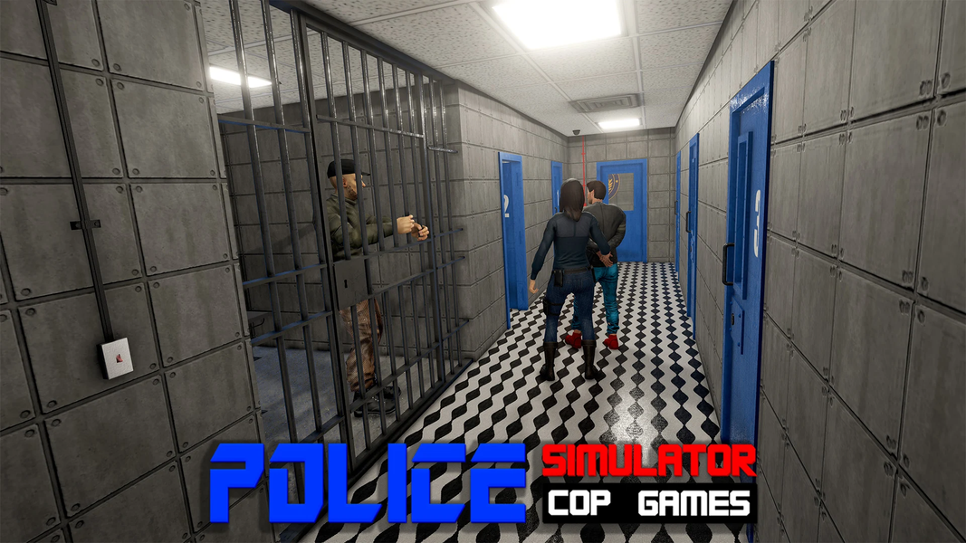 Police Simulator Job Cop Game - Gameplay image of android game