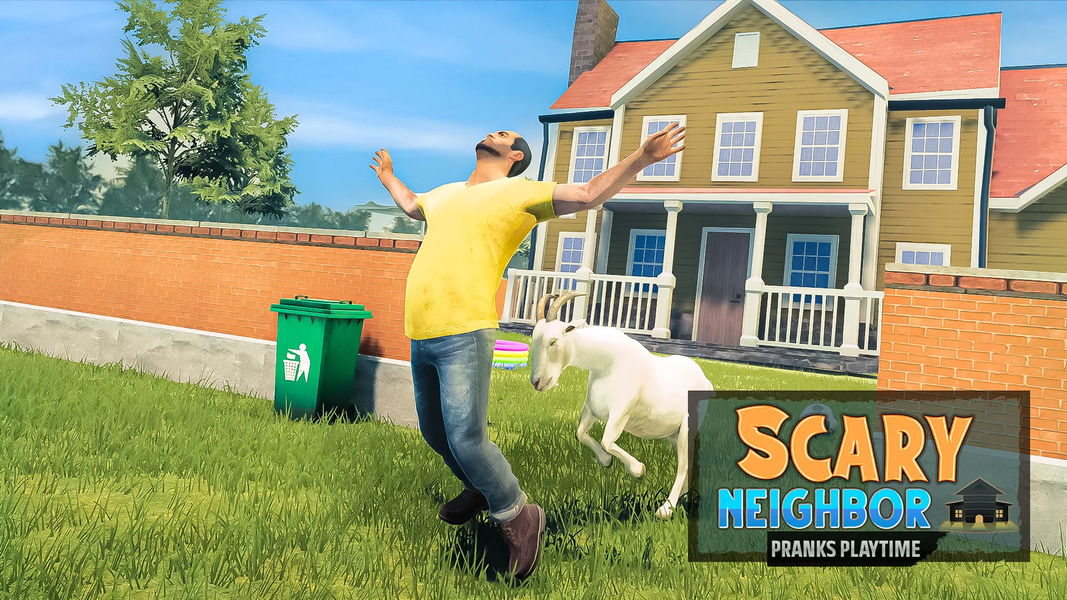 Scary Neighbor Pranks Playtime - Gameplay image of android game