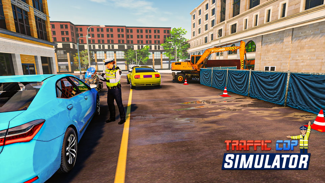 Traffic Cop Simulator Police - Gameplay image of android game