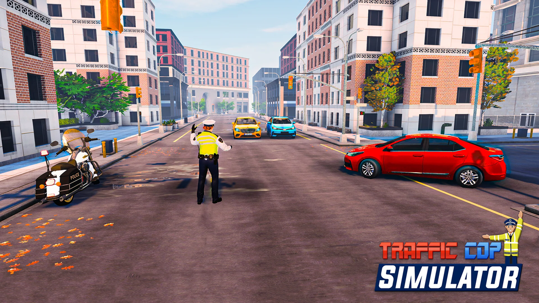 Traffic Cop Simulator Police - Gameplay image of android game