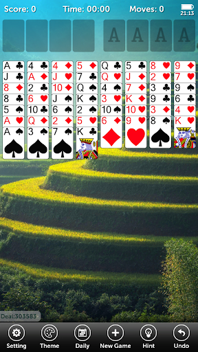 FreeCell Pro - No Wifi - Gameplay image of android game
