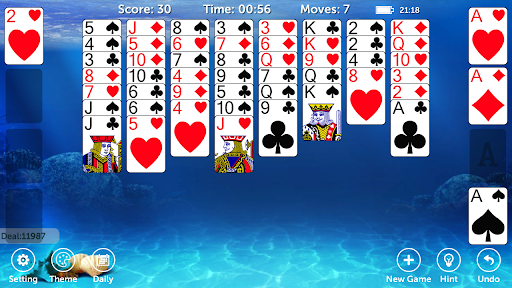 FreeCell Pro - No Wifi - Gameplay image of android game