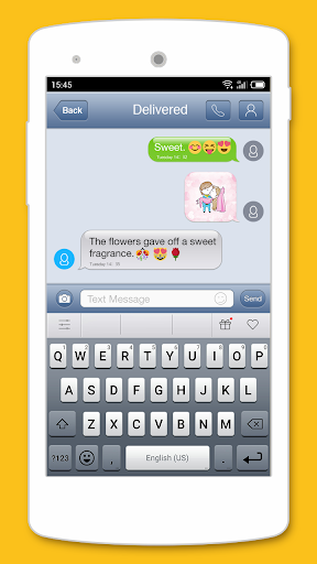 Emoji Keyboard 6 - عکس برنامه موبایلی اندروید