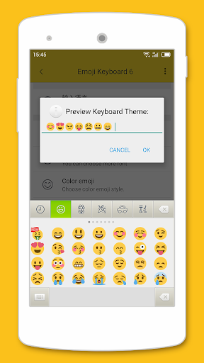 Emoji Keyboard ۶ - عکس برنامه موبایلی اندروید