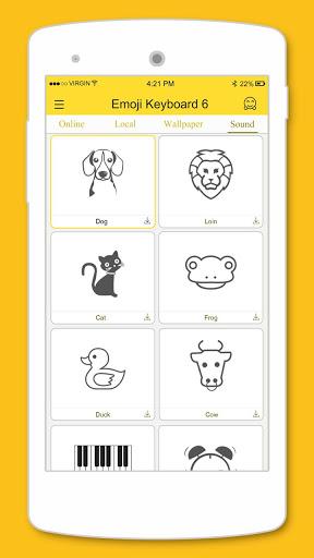 Emoji Keyboard ۶ - عکس برنامه موبایلی اندروید