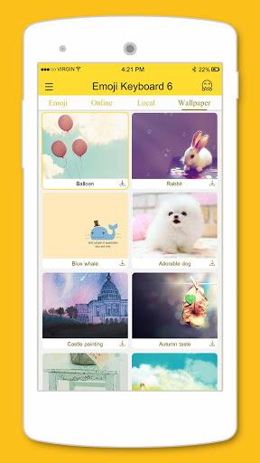 Emoji Keyboard ۶ - عکس برنامه موبایلی اندروید