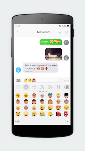 Emoji Keyboard 7 - Cute Sticke - عکس برنامه موبایلی اندروید