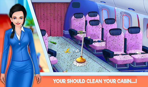 Cabin Crew Flight Adventure - Gameplay image of android game