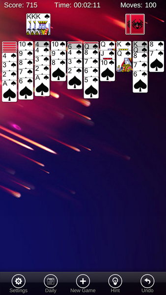 Spider Solitaire Pro - No Wifi - Image screenshot of android app