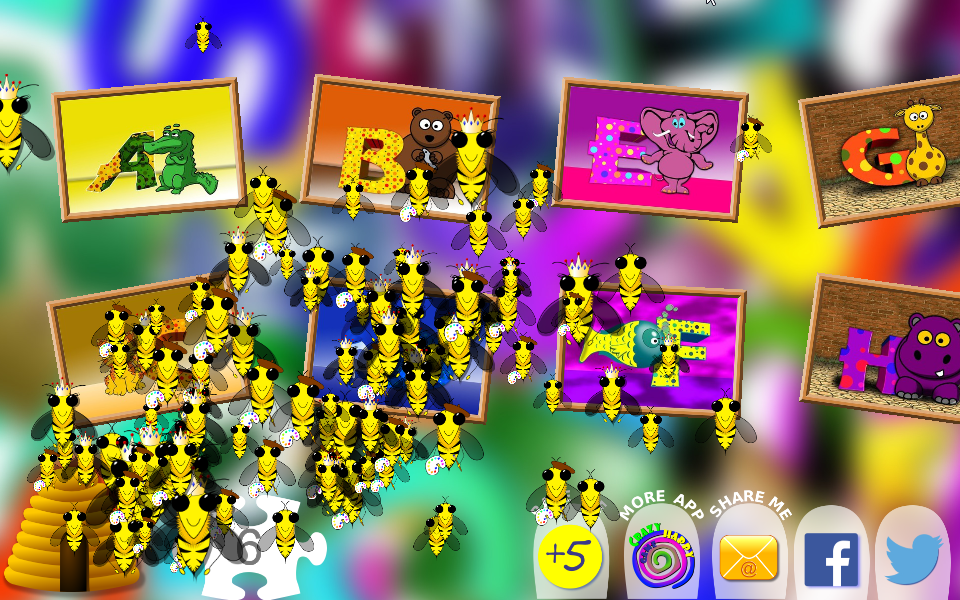 ABC Jigsaw Puzzles for Kids - Image screenshot of android app