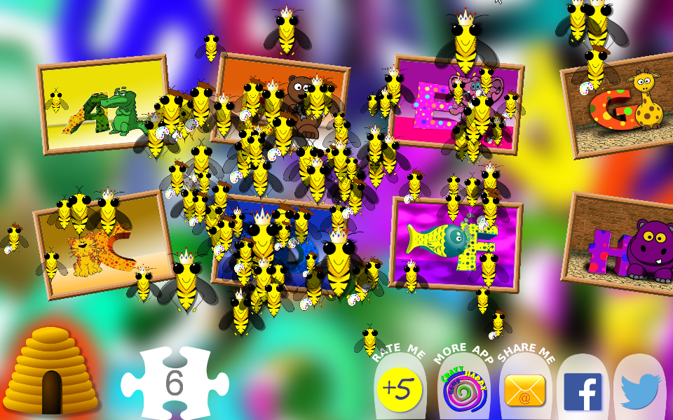 ABC Jigsaw Puzzles for Kids - Image screenshot of android app