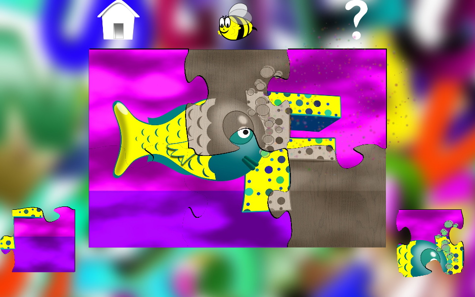 ABC Jigsaw Puzzles for Kids - Image screenshot of android app