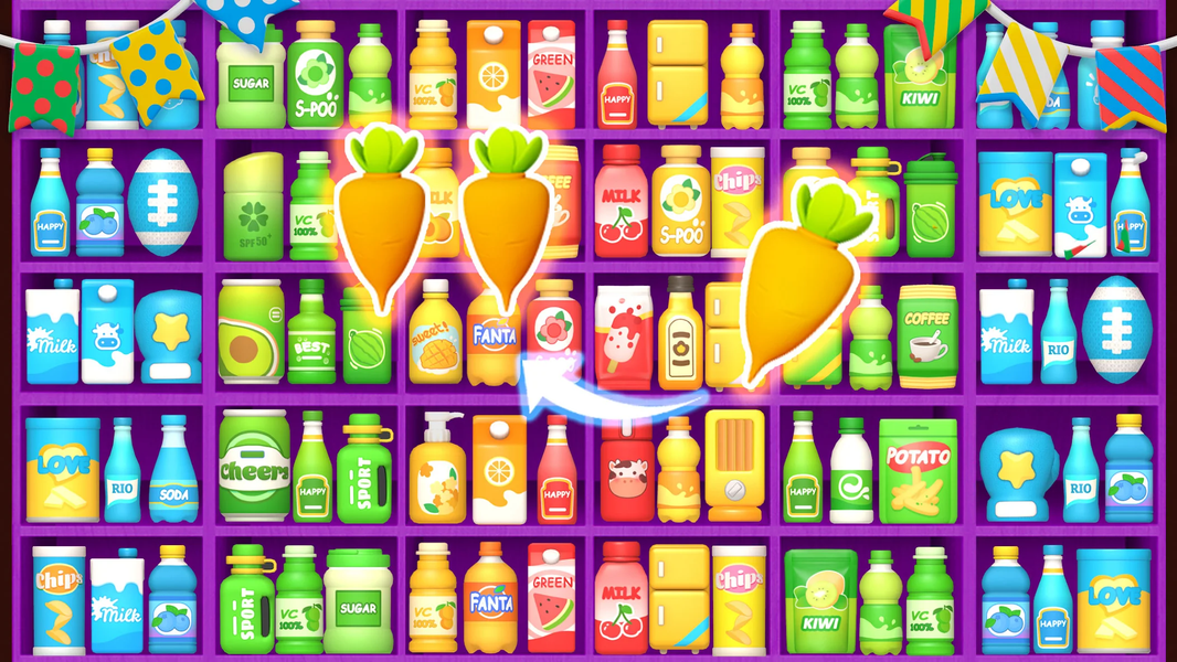 Super Sort Mania: Goods Puzzle - Gameplay image of android game