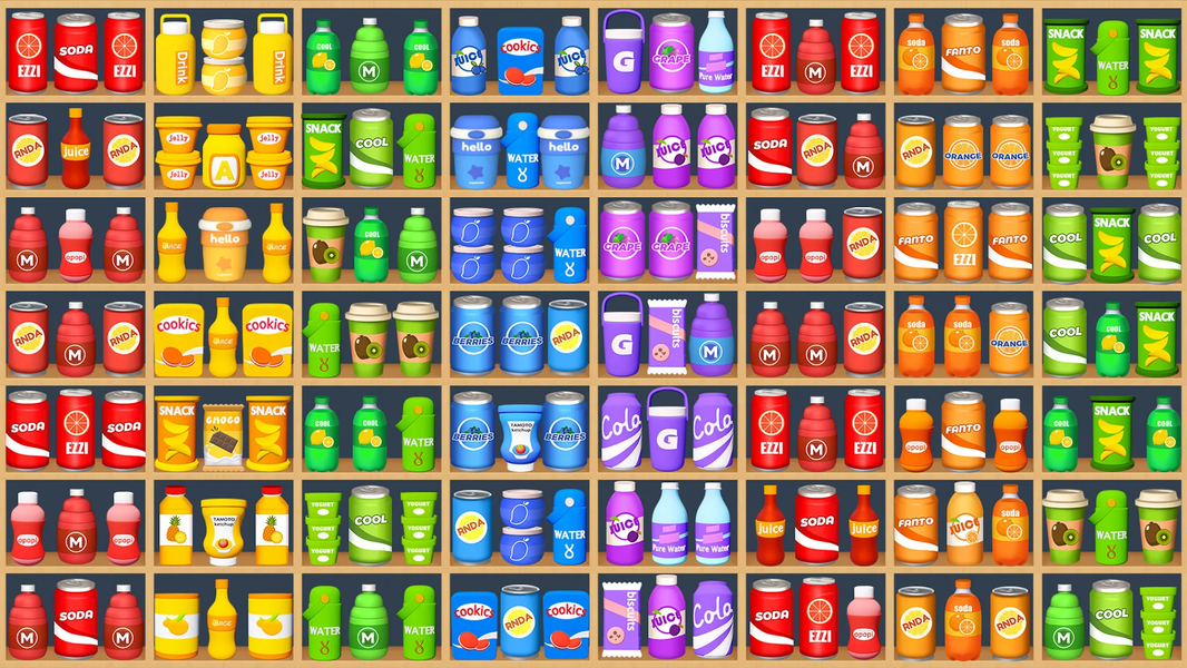 Super Sort Mania: Goods Puzzle - Gameplay image of android game