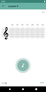 Clefs: Music Reading Trainer - عکس برنامه موبایلی اندروید