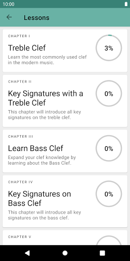 Clefs: Music Reading Trainer - Image screenshot of android app