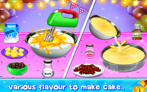 Birthday Cake Maker Cooking - عکس برنامه موبایلی اندروید