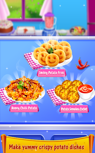 Crispy Fry Potato Cooking Game - عکس بازی موبایلی اندروید