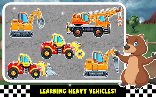 Heavy Machines - Kids Builder - عکس برنامه موبایلی اندروید