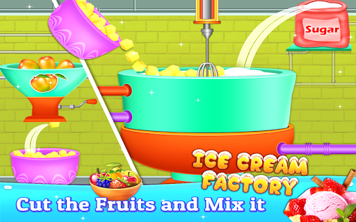 Ice Cream Maker Factory Game - Gameplay image of android game