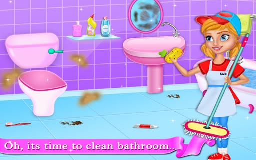 Kids Hotel Room Cleaning game - Gameplay image of android game