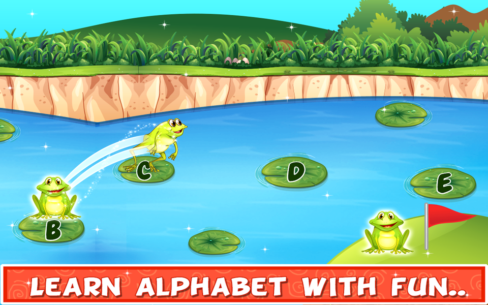 Kids Letters Learning Game - Gameplay image of android game