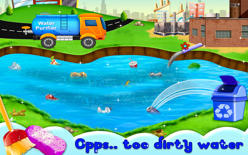 My City Cleaning Waste Recycle - Gameplay image of android game