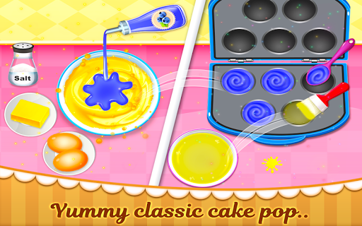 Rainbow Cake Pop Maker - Gameplay image of android game