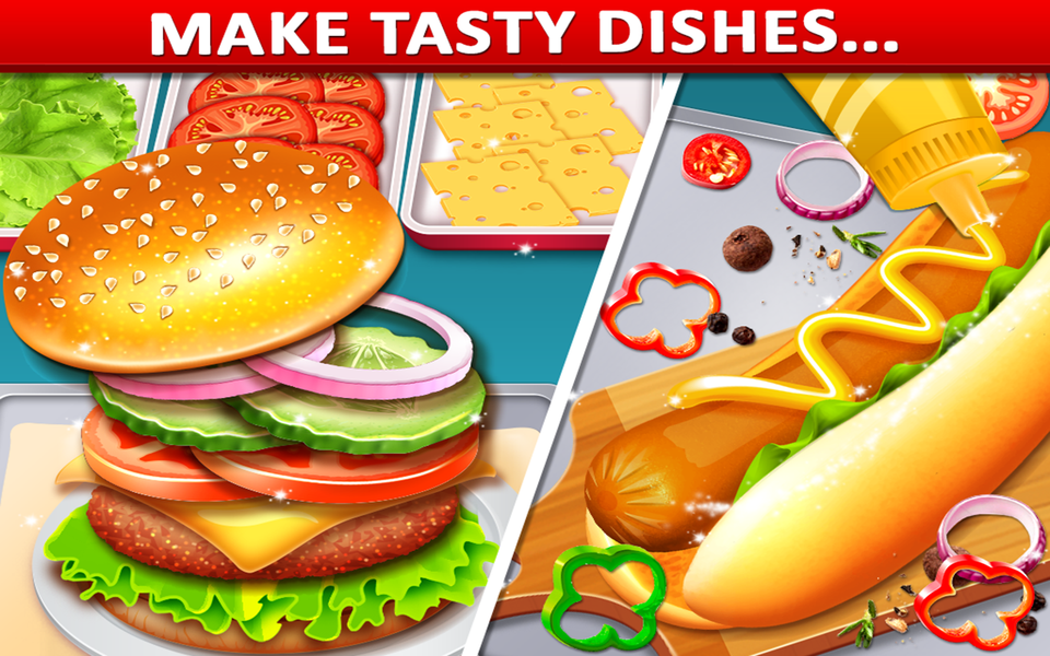 Super Chef Fever Cooking Games - Gameplay image of android game