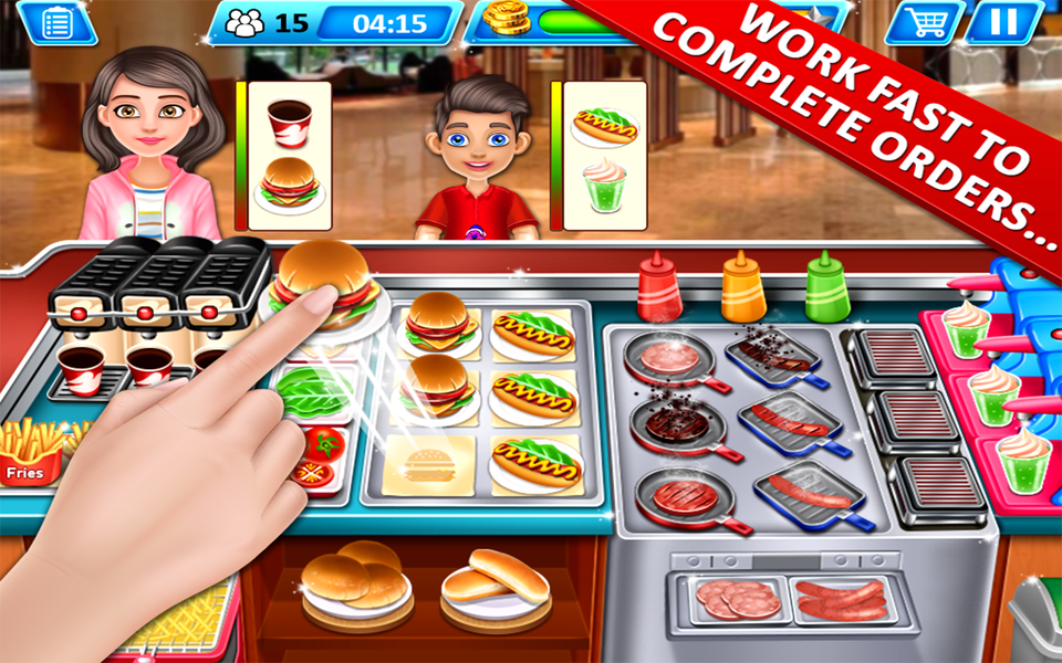 Super Chef Fever Cooking Games - عکس بازی موبایلی اندروید