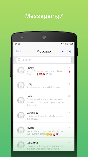 Messaging+ 7 Free - SMS, MMS - عکس برنامه موبایلی اندروید