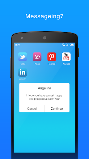 Messaging+ ۷ Free - SMS, MMS - عکس برنامه موبایلی اندروید