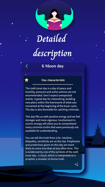 Lunar Calendar – Moon Calendar - عکس برنامه موبایلی اندروید