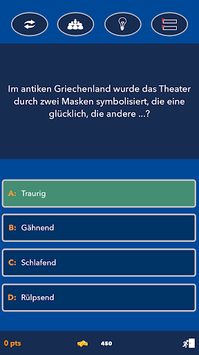 Super Quiz - Wissens Deutsch - Gameplay image of android game