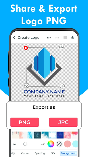 Logo Maker and Logo Creator - عکس برنامه موبایلی اندروید