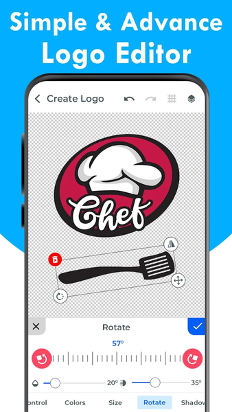 Logo Maker and Logo Creator - عکس برنامه موبایلی اندروید