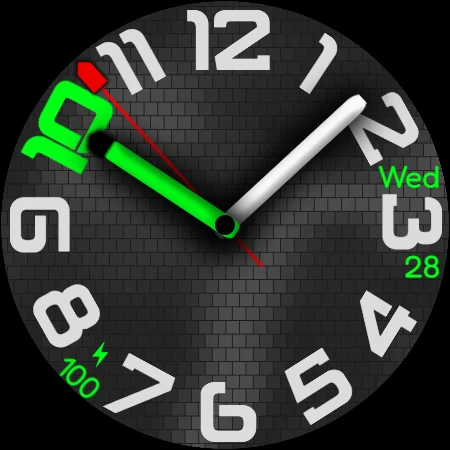 Analog watch face CRC046 - Image screenshot of android app