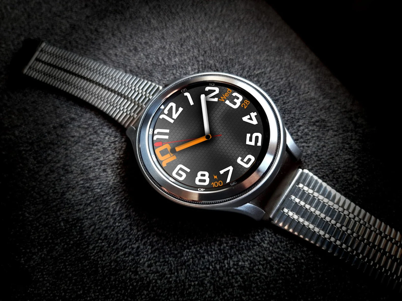 Analog watch face CRC046 - Image screenshot of android app