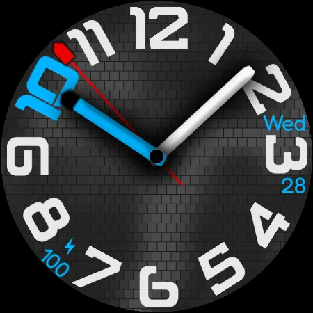Analog watch face CRC046 - Image screenshot of android app