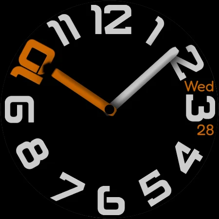 Analog watch face CRC046 - Image screenshot of android app