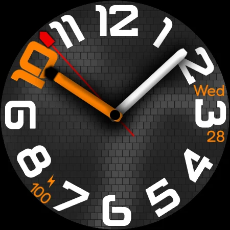 Analog watch face CRC046 - Image screenshot of android app