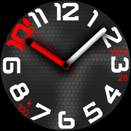 Analog watch face CRC046 - Image screenshot of android app