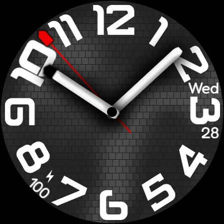 Analog watch face CRC046 - Image screenshot of android app